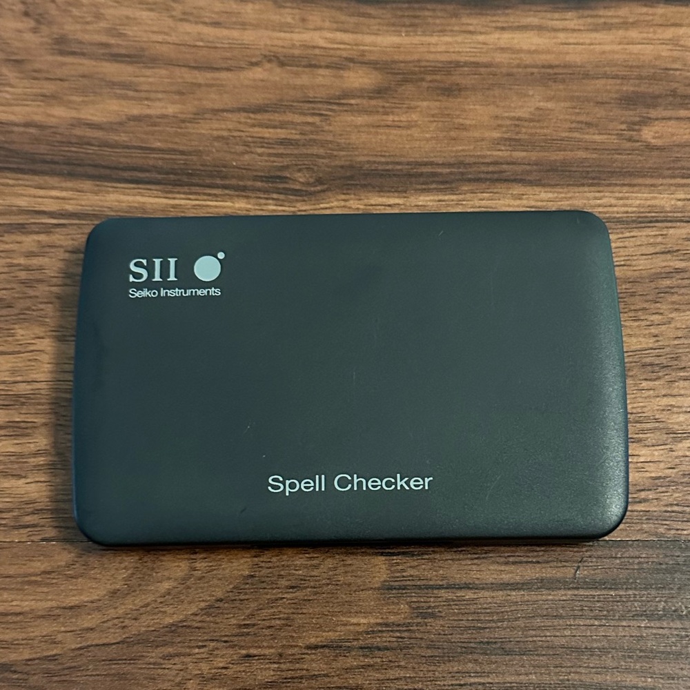 VTG Seiko Instruments SII WP-1101 Spell Checker